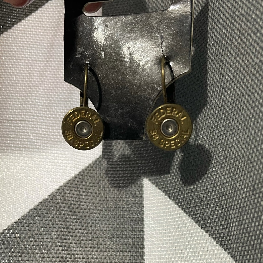 .38 Special Bullet Earrings